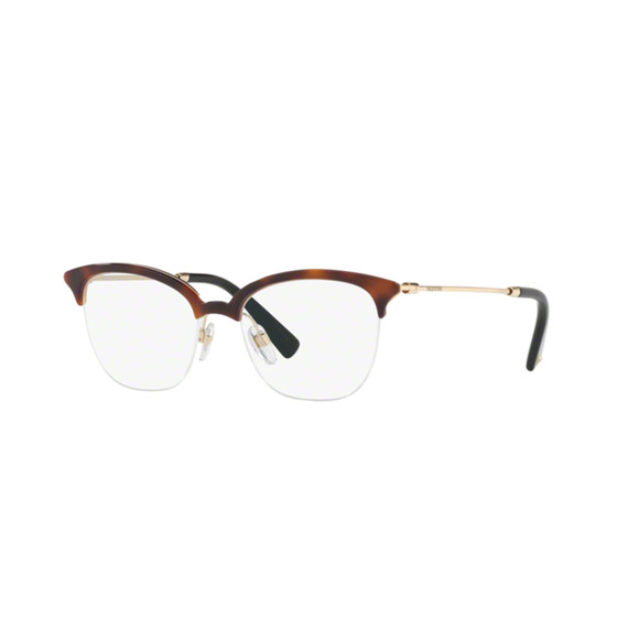 Valentino VA 1005 3022 Metal Havana Square Eyeglass Frames